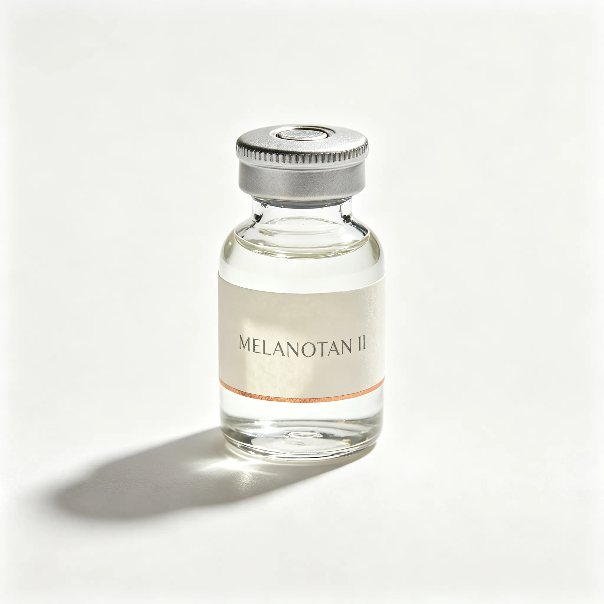 Melanotan II research peptide vial